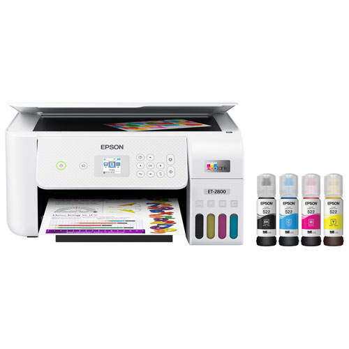 2800 All-in-One Supertank Color Printer – White